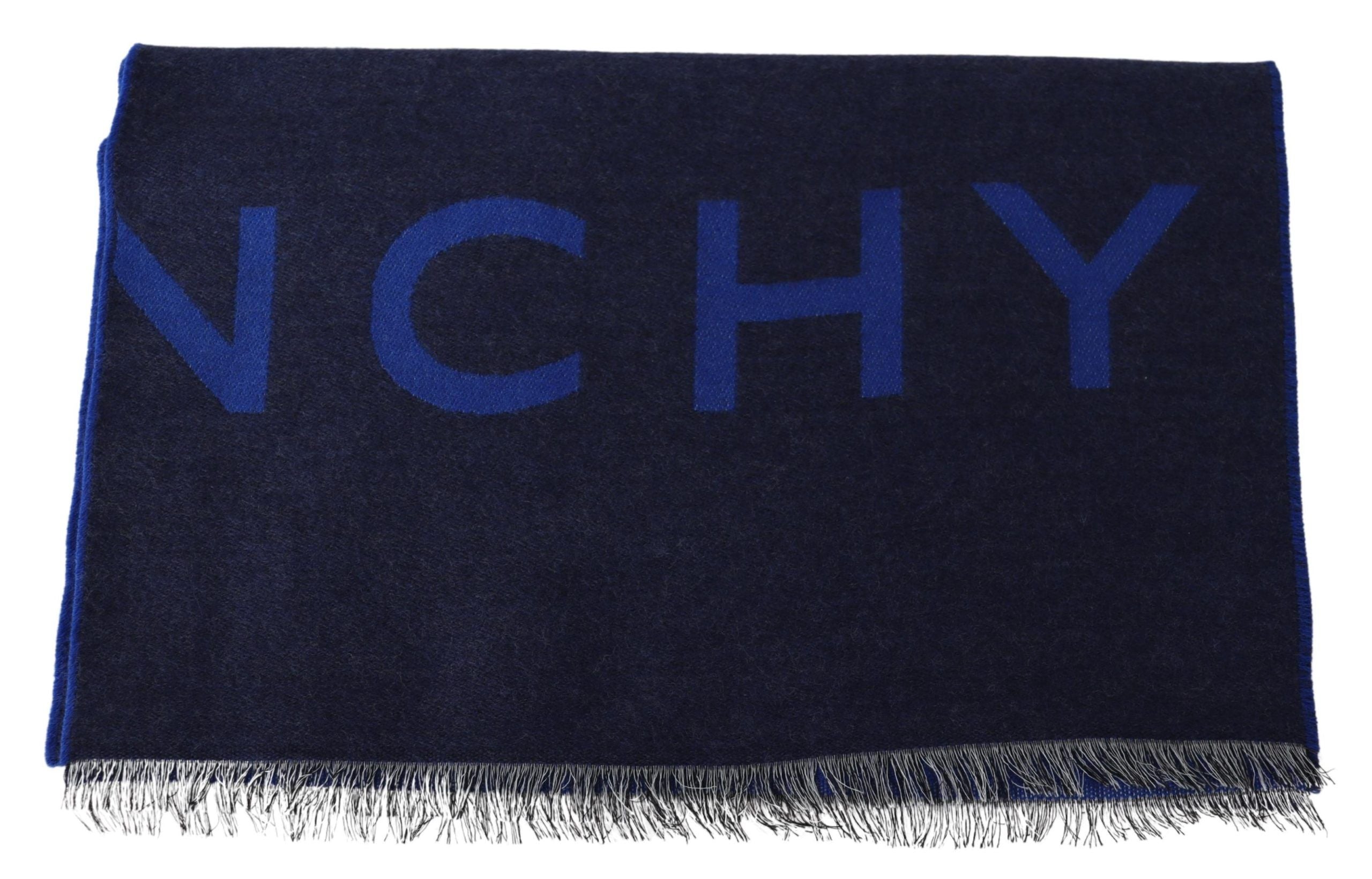 Givenchy Elegant Unisex Wool Silk Blend Men's Scarf