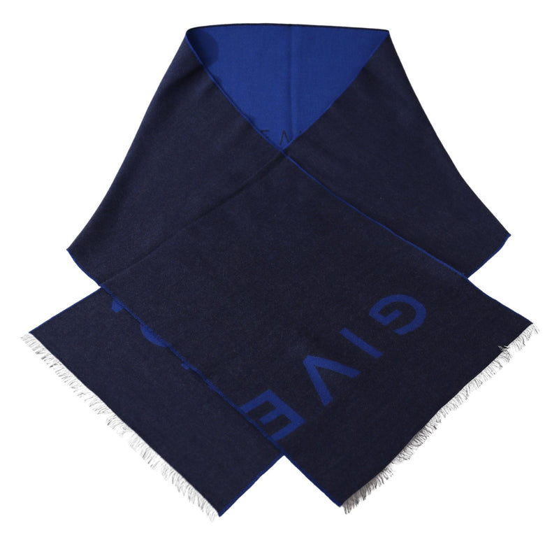 Givenchy Elegant Unisex Wool Silk Blend Men's Scarf