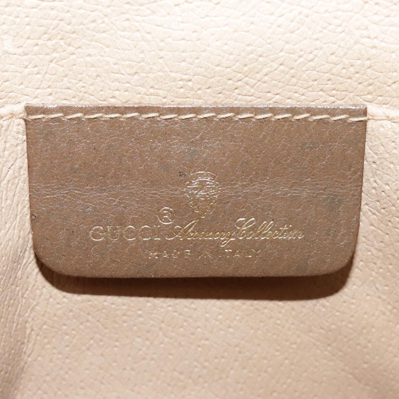 Gucci Ophidia Beige Canvas Clutch Bag (Pre-Owned)