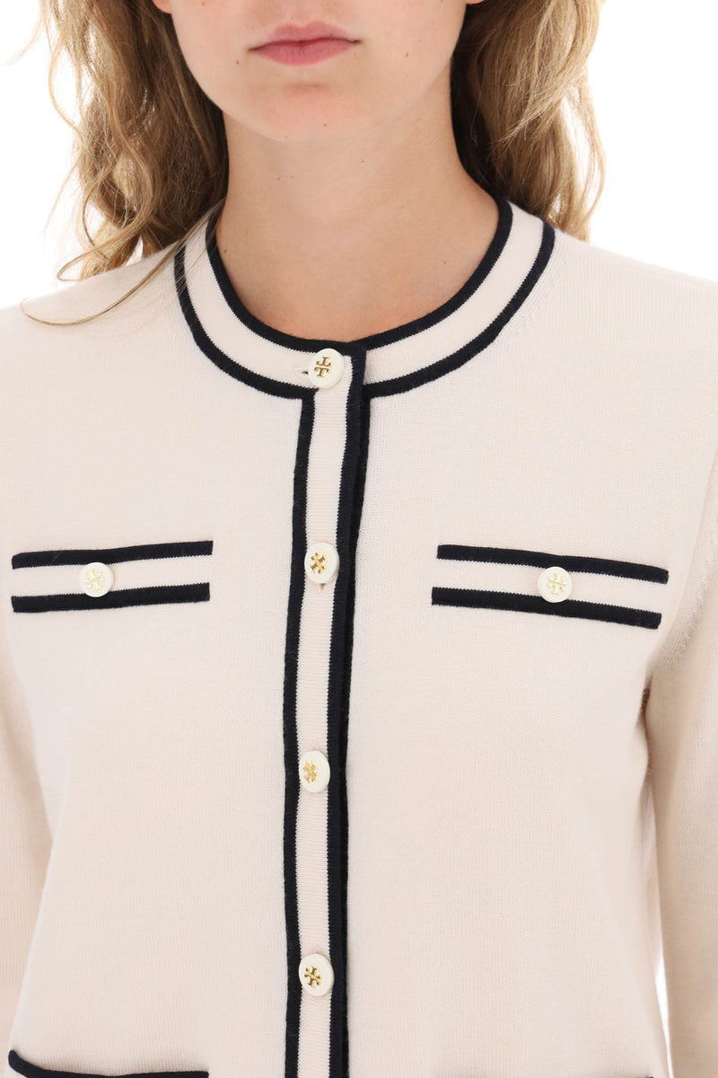 Tory Burch Women's Kendra Merino Wool Cardigan