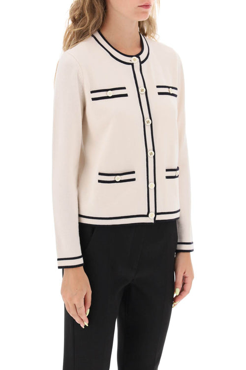 Tory Burch Women's Kendra Merino Wool Cardigan