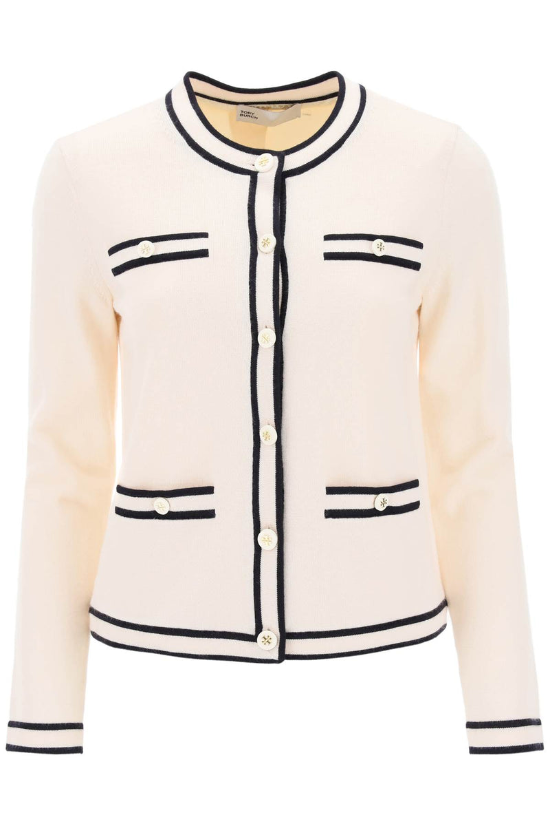 Tory Burch Women's Kendra Merino Wool Cardigan