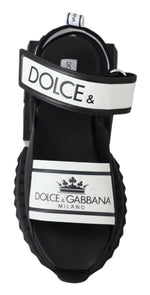 Dolce & Gabbana Super King Slider Sandals in Men's Monochrome