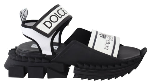 Dolce & Gabbana Super King Slider Sandals in Men's Monochrome