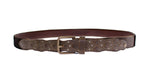 Dolce & Gabbana Elegant Leather-Cotton Fusion Men's Men's Belt