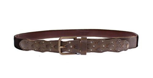 Dolce & Gabbana Elegant Leather-Cotton Fusion Men's Men's Belt