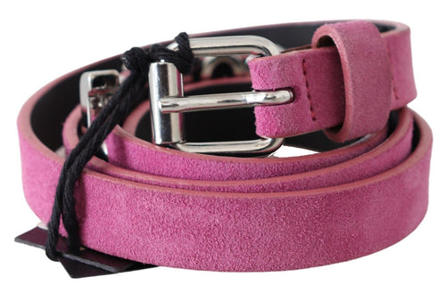 Just Cavalli Fuschia Pink Leather Waist Women's Belt