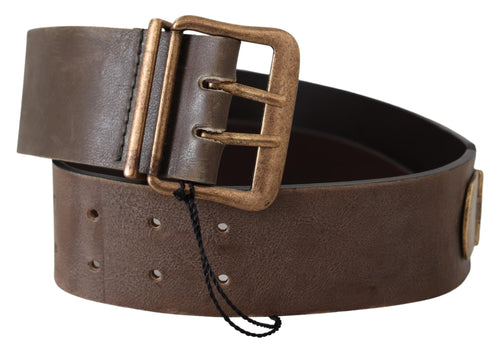 Ermanno Scervino Elegant Leather Fashion Belt in Rich Women's Brown