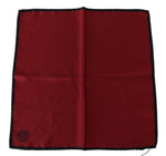 Dolce & Gabbana Elegant Red Silk Square Men's Handkerchief