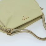 Prada Tessuto Beige Synthetic Handbag (Pre-Owned)