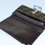 Fendi Zucca Brown Canvas Wallet  (Pre-Owned)