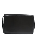 Gucci Bamboo Black Leather Shoulder Bag (Pre-Owned)