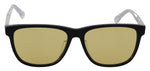 Diesel Chic Black Acetate Sunglasses with Yellow Women's Lenses