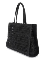 Tory Burch Women's Ella Crochet Raffia Tote Bag In