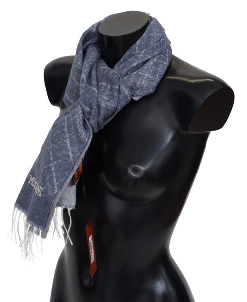 Missoni Elegant Cashmere Scarf with Signature Men's Pattern