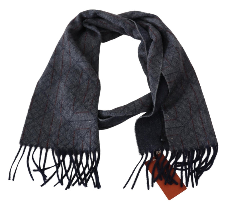 Missoni Elegant Striped Wool Men's Scarf