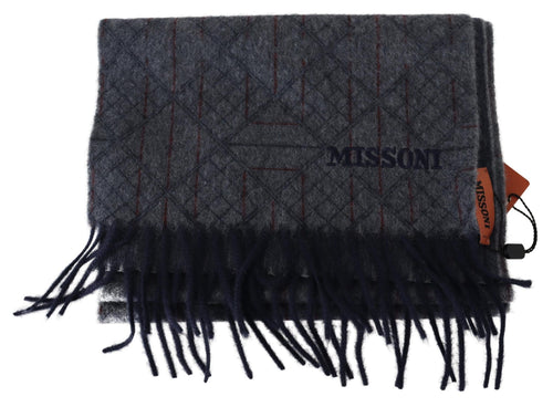 Missoni Elegant Striped Wool Men's Scarf