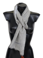 Missoni Elegant Beige Wool Silk Unisex Men's Scarf