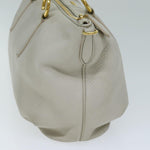 Miu Miu Vitello Beige Leather Handbag (Pre-Owned)