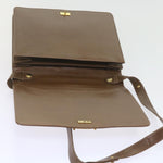 Salvatore Ferragamo Brown Leather Shoulder Bag (Pre-Owned)