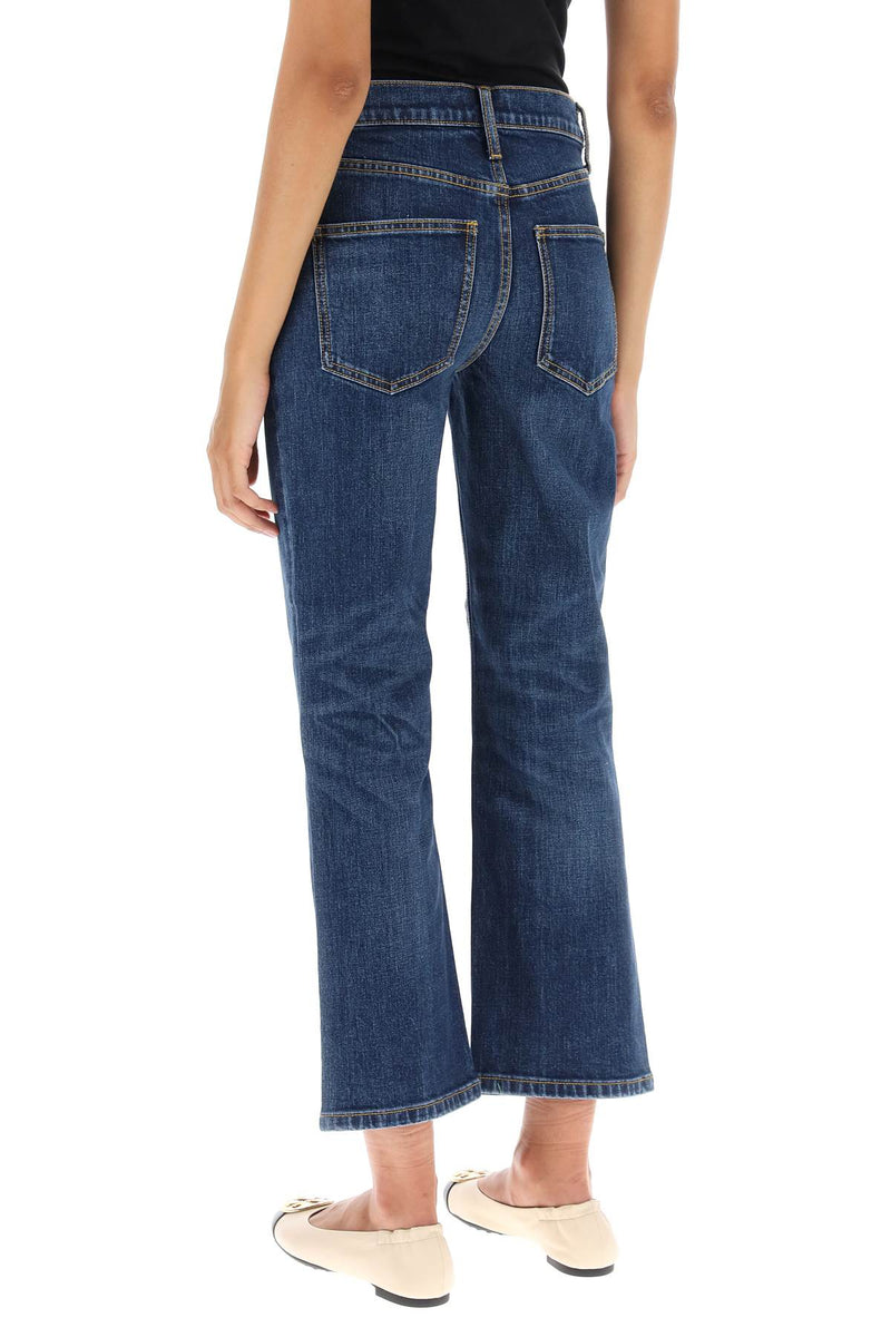 Tory Burch Women's Cropped Flared Jeans