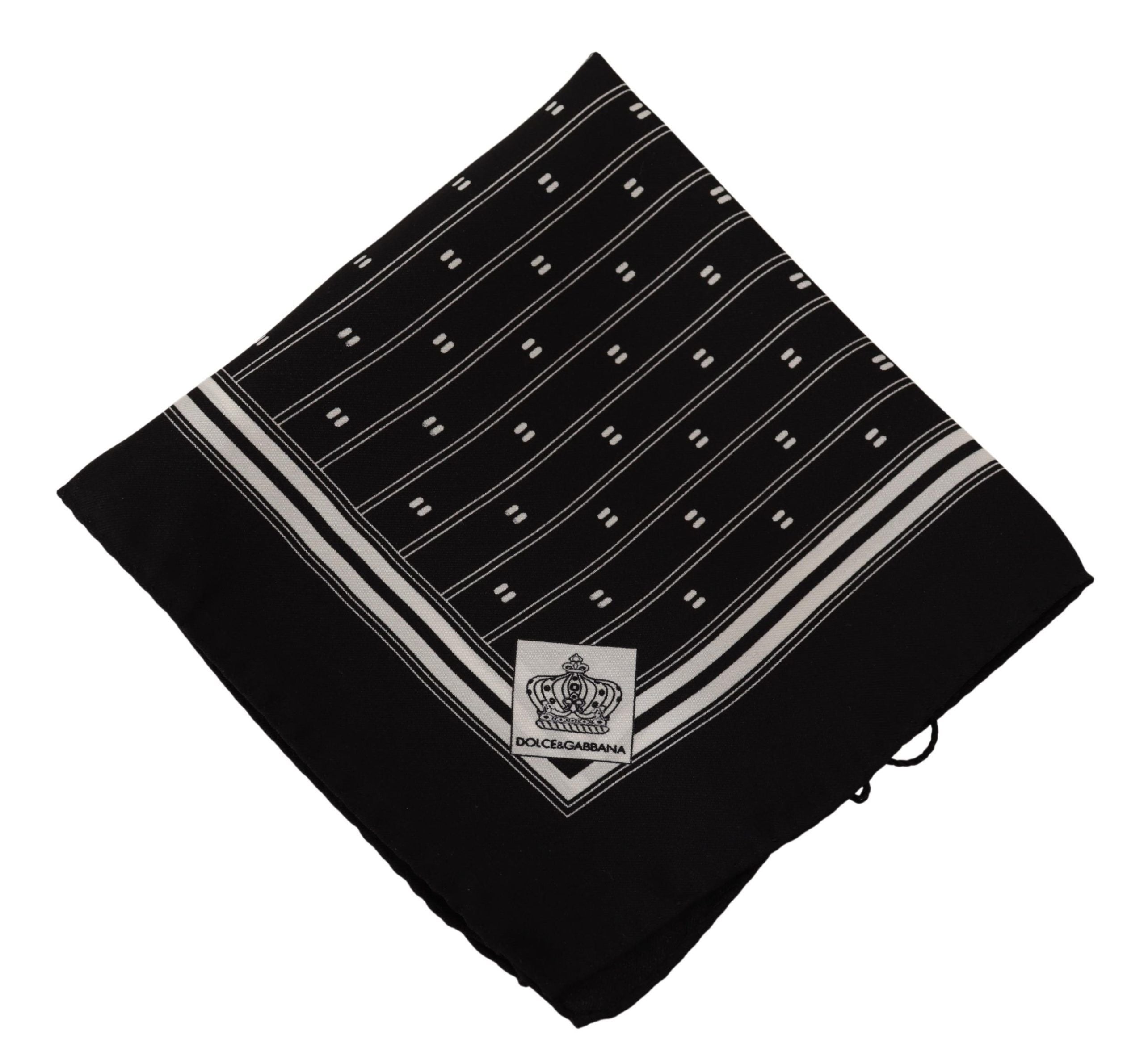 Dolce & Gabbana Elegant Silk Pocket Square Men's Handkerchief