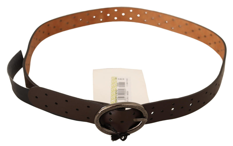 Costume National Elegance Redefined: Chic Brown Fashion Women's Belt