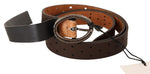 Costume National Elegance Redefined: Chic Brown Fashion Women's Belt