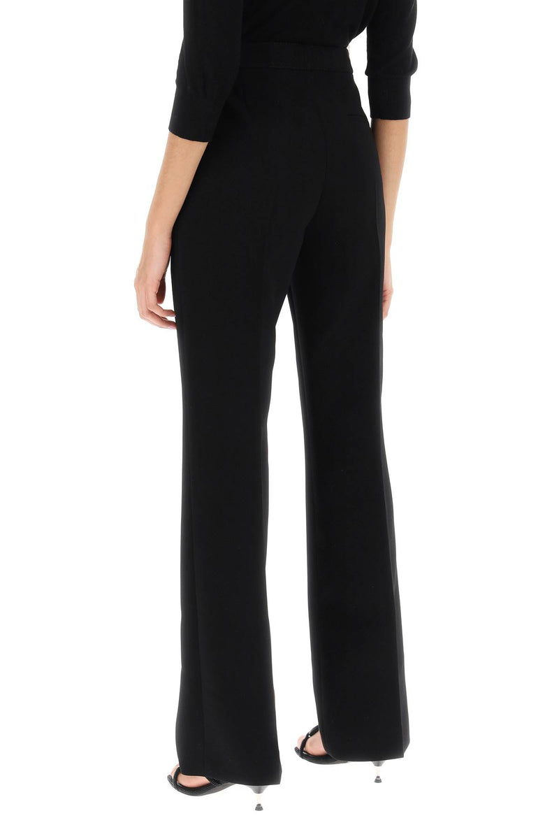 Tory Burch Women's Straight Leg Pants In Crepe Cady