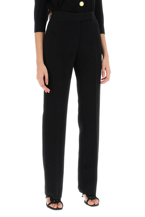 Tory Burch Women's Straight Leg Pants In Crepe Cady