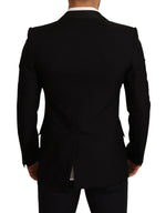 Dolce & Gabbana Elegant Slim Fit Black Blazer Men's Jacket