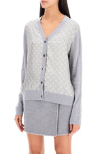 Tory Burch Women's Silk Insert Cardigan With Eight