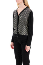 Tory Burch Women's Silk Insert Cardigan With Eight