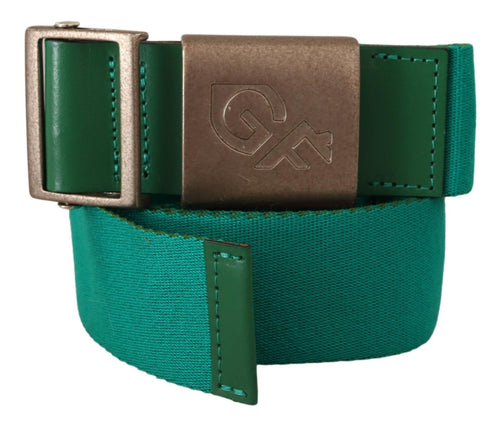 GF Ferre Elegant Green Adjustable Cotton Men's Belt