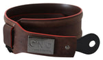 Costume National Elegant Dark Brown Leather Fashion Women's Belt