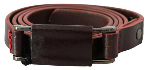 Costume National Elegant Brown Leather Fashion Women's Belt