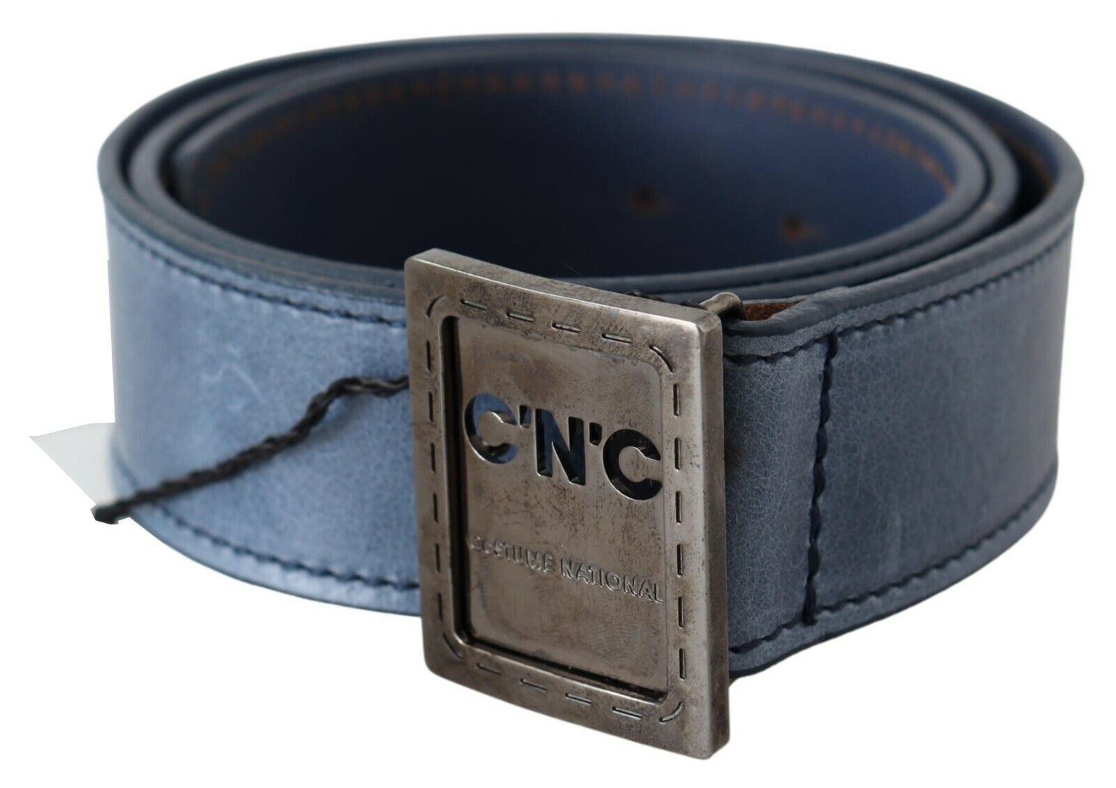 Costume National Elegant Blue Leather Fashion Women's Belt