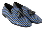 Dolce & Gabbana Elegant Woven Leather Men's Loafers