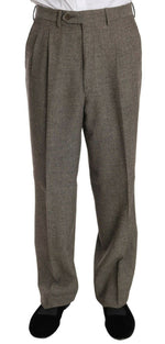 Fendi Elegant Light Brown Wool Men's Men's Suit