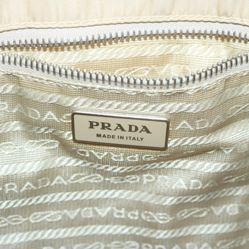 Prada Tessuto Beige Synthetic Tote Bag (Pre-Owned)