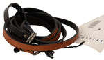 Costume National Elegant Brown Leather Fashion Women's Belt