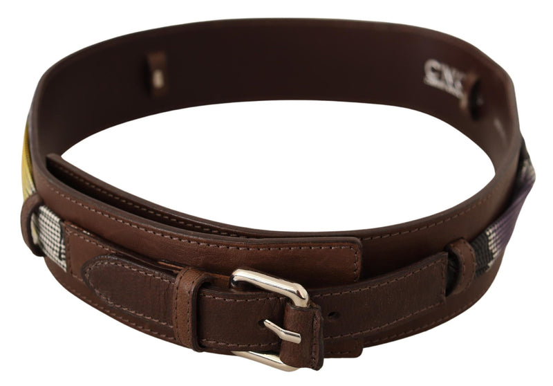 Costume National Elegant Brown Leather Fashion Women's Belt