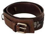 Costume National Elegant Brown Leather Fashion Women's Belt