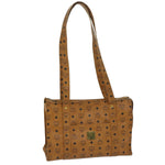 MCM Visetos Brown Canvas Tote Bag (Pre-Owned)