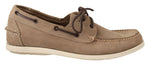 Pollini Elegant Beige Suede Moccasins for the Discerning Men's Gentleman