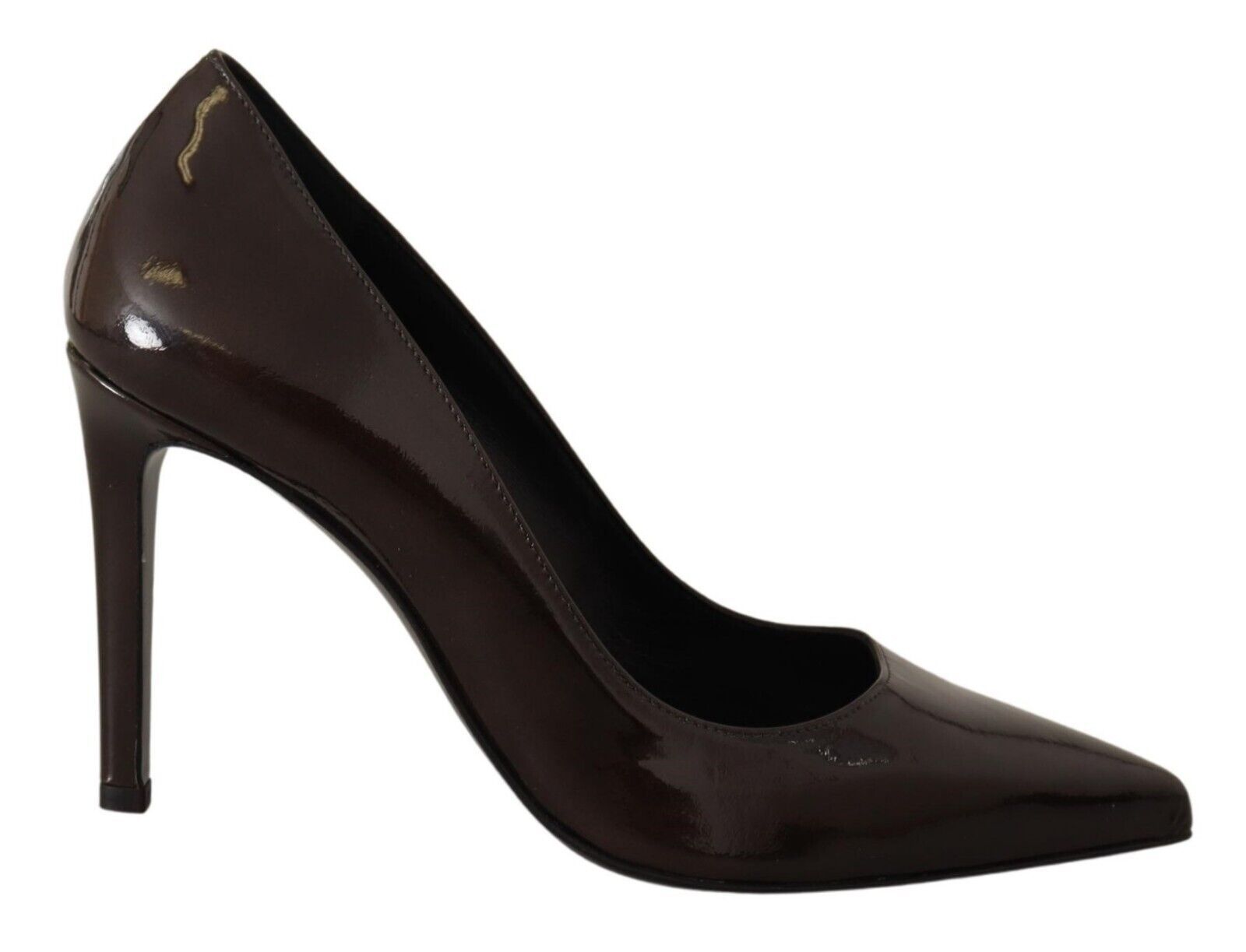 Sofia Elegant Brown Leather Heels Women's Pumps