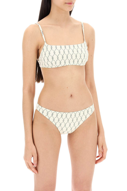 Tory Burch Women's Printed Bikini Top For