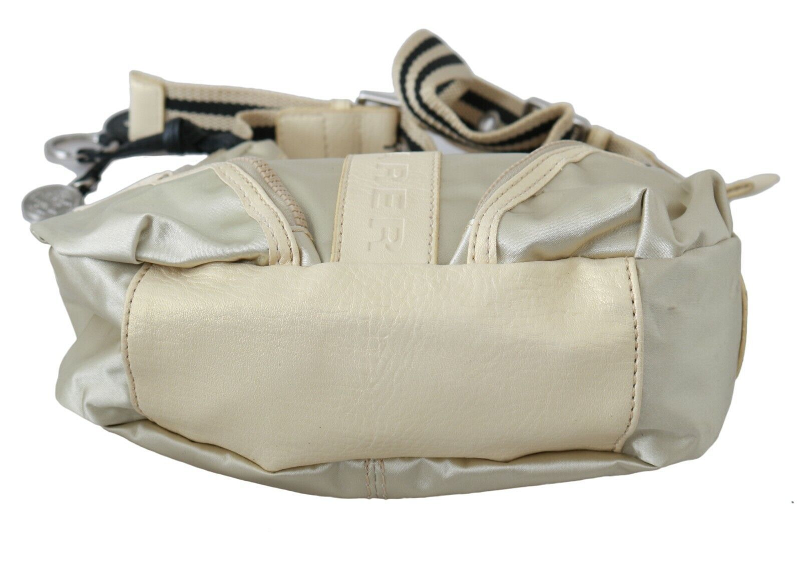 WAYFARER Chic White Fabric Shoulder Bag - Perfect for Any Women's Occasion