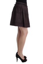 GF Ferre Chic Purple Mini Skirt for Elegant Women's Evenings