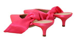 GIA COUTURE Chic Pink Kitten Heels for Elegant Women's Evenings